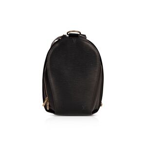 LV Black Epi Backpack